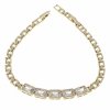 2483c Bransoletka elegancka złota 17+2cm pozłacana 14k Xuping cyrkonie